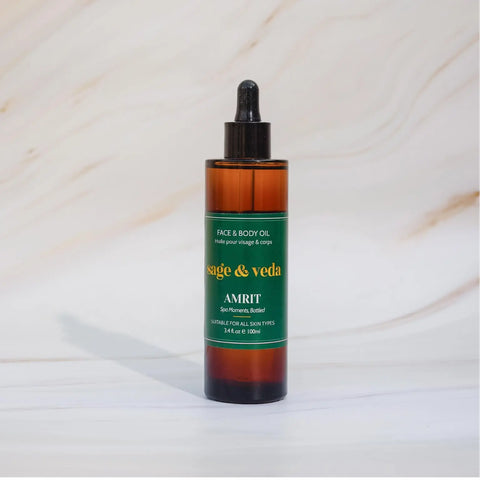 AMRIT™ Hydrating Body & Face Oil - sage & veda