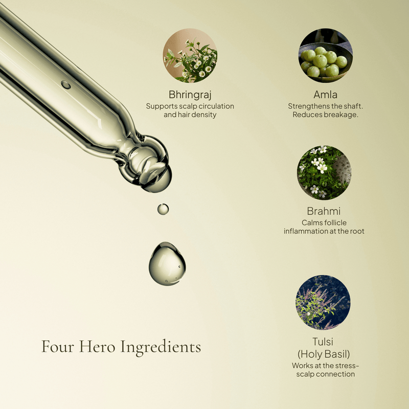 Maati Hair & Scalp Oil Test - sage & veda