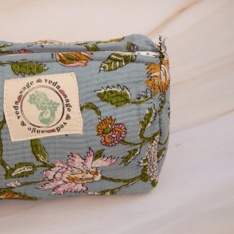 Cotton Quilted Pouch